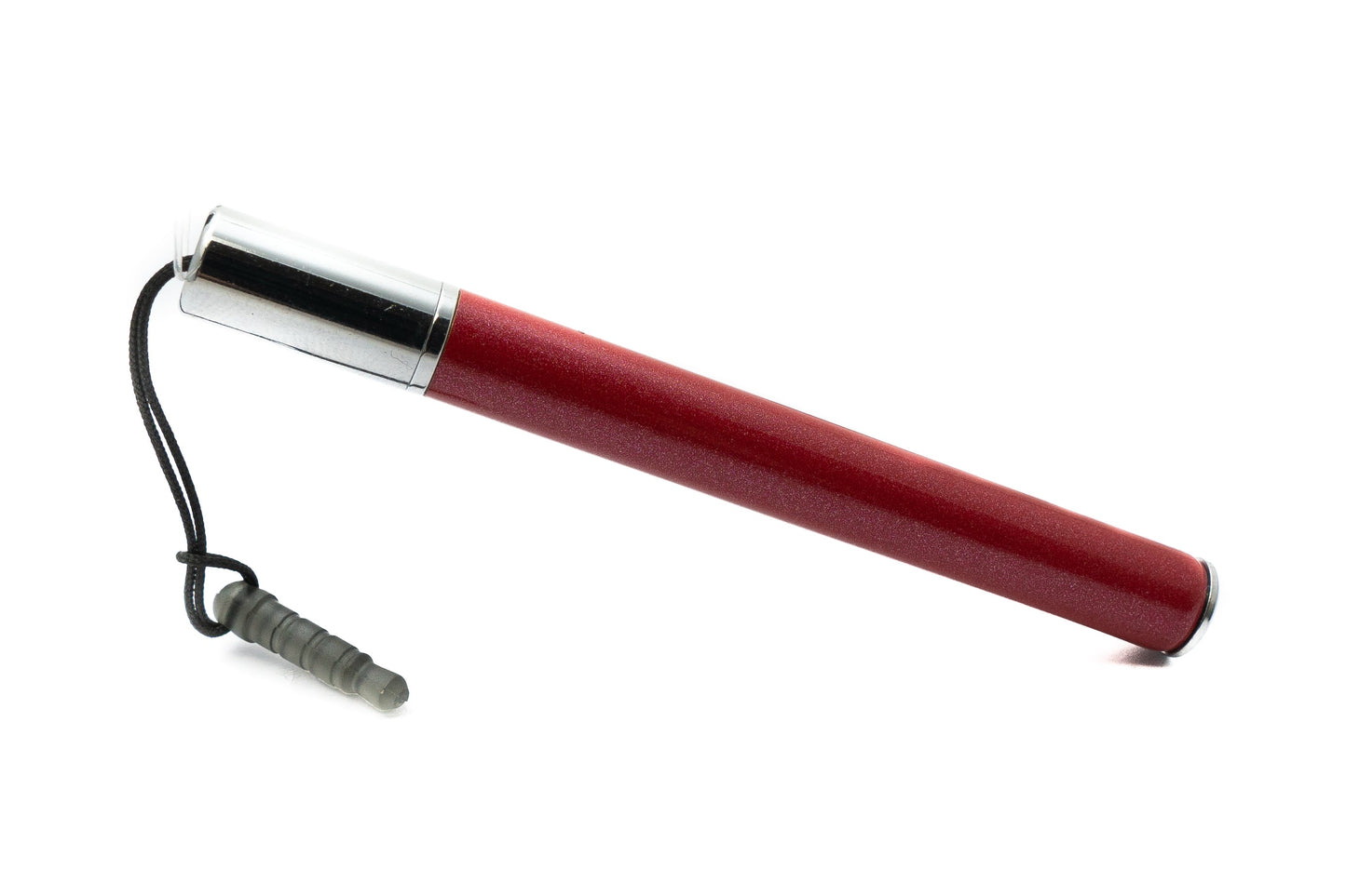 SYSTEM-S Touchpen Stylus aus Aluminium in Rot für Tablet Smartphone Laptop Surface