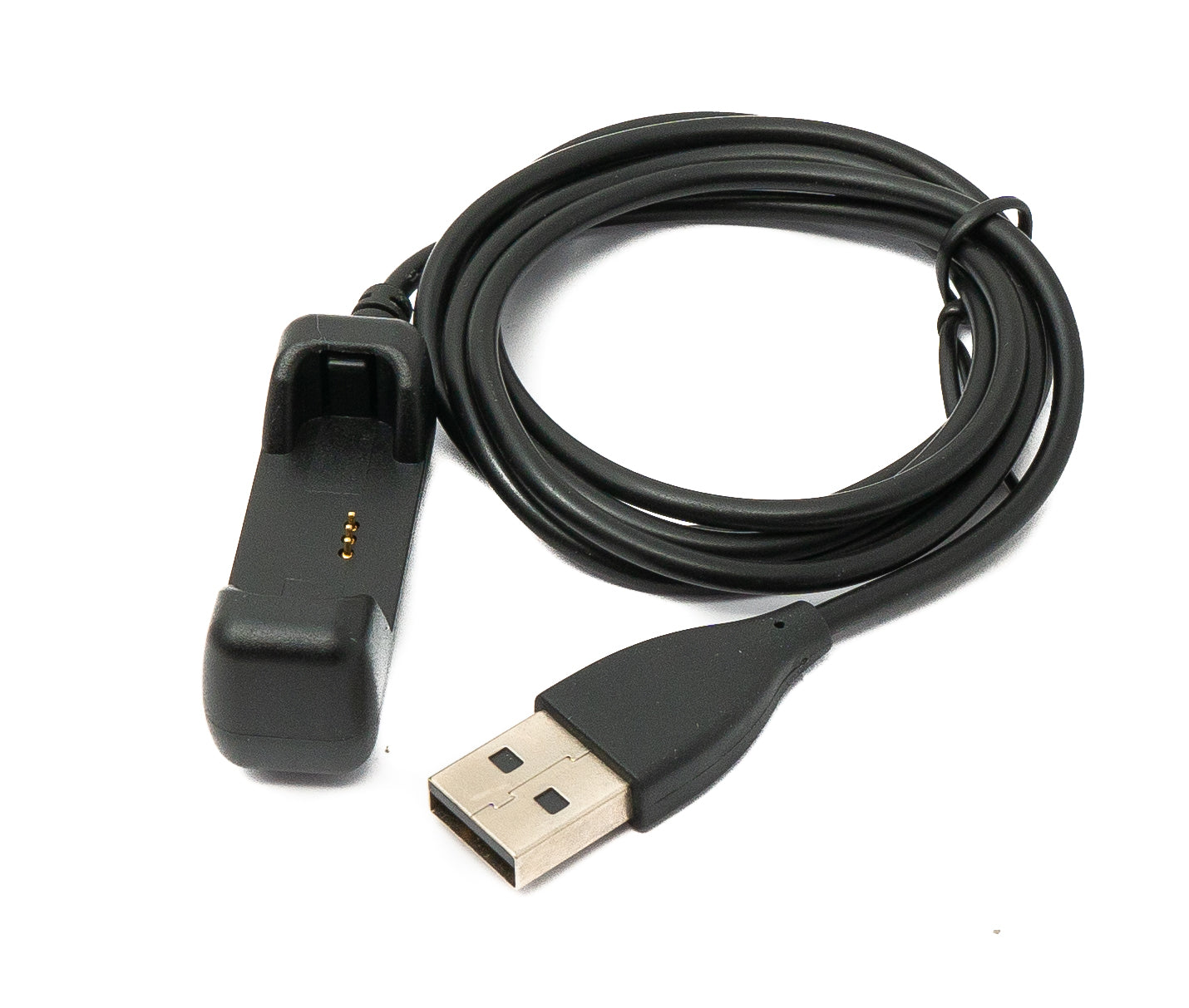 SYSTEM-S USB 2.0 Kabel 98 cm Ladekabel für Fitbit Flex 2 Smartwach in Schwarz