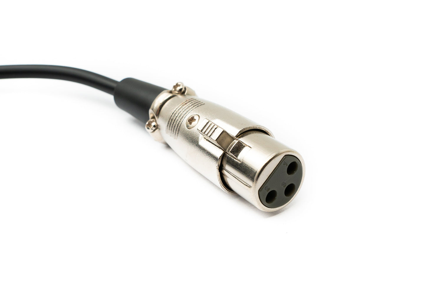 SYSTEM-S Audio Cable 150 cm XLR 3-pin socket to DIN 5-pin plug in black