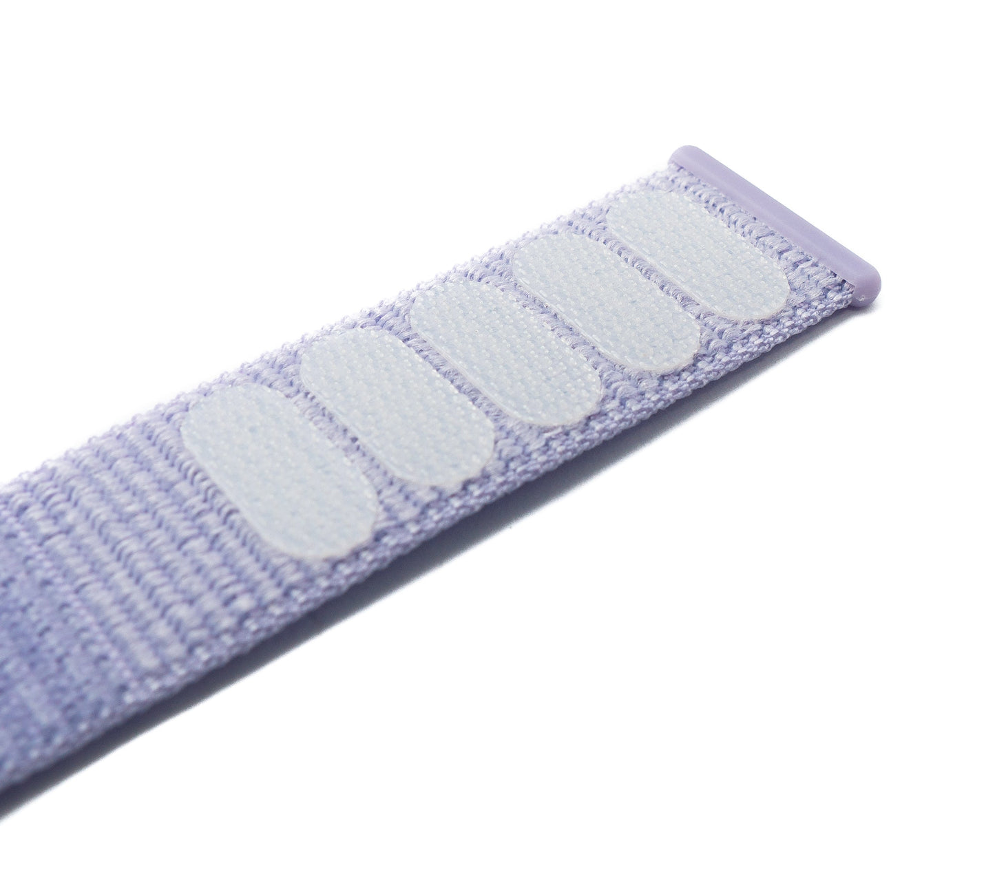 SYSTEM-S Armband 22 mm aus Nylon für Galaxy Watch 6 Smartwatch in Lila