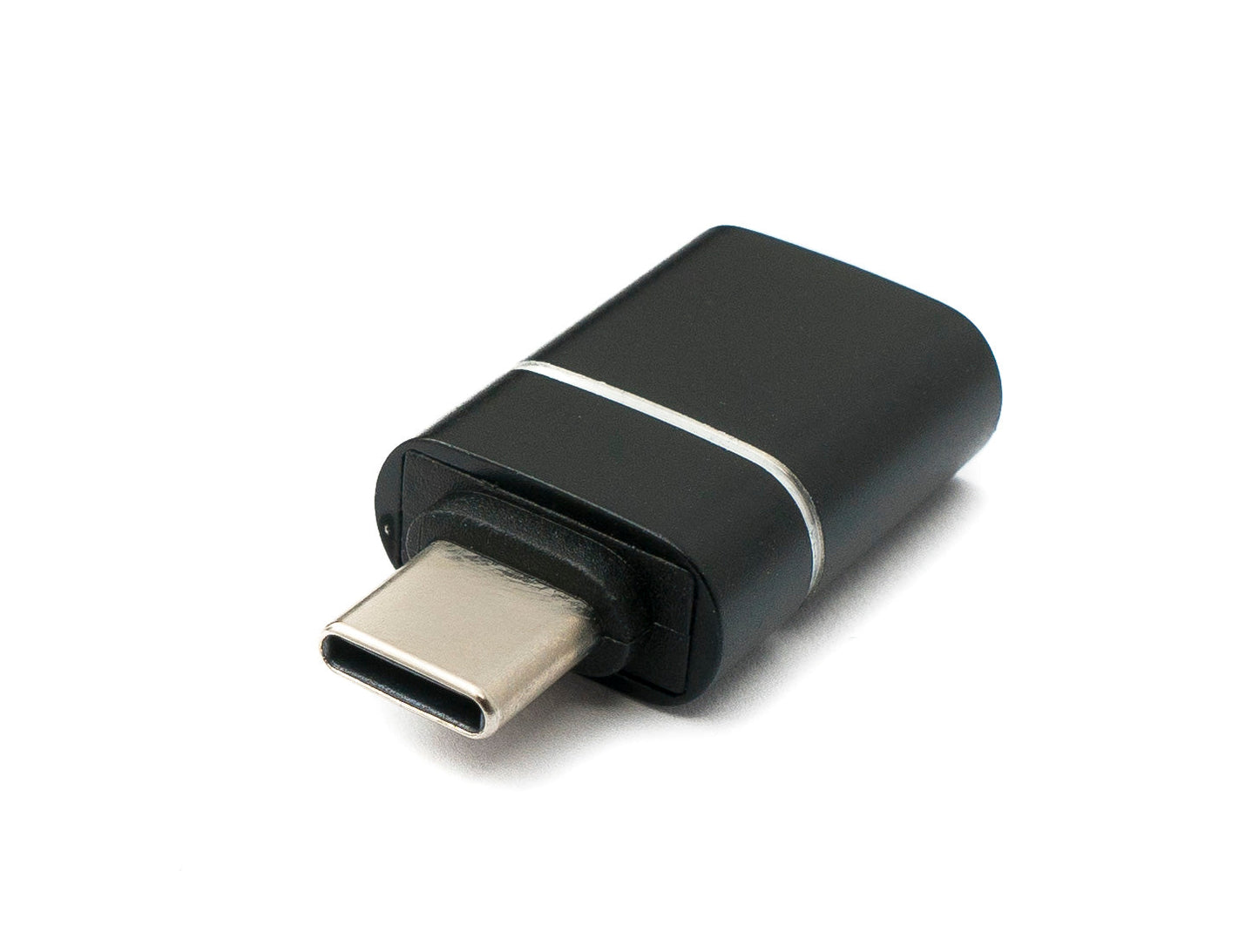 SYSTEM-S USB 3.1 Adapter Typ C Stecker zu 3.0 A Buchse 5 Gbit/s 100W in Schwarz Weiß