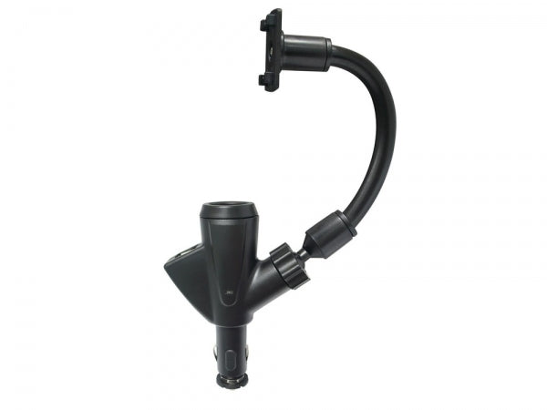 System-S 2 in 1 Universal Car USB Charger & Holder Mount for Smartphone Cell Phone GPS PDA