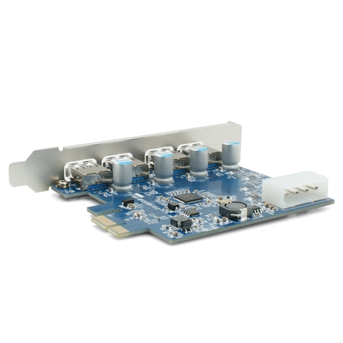 System-S 4x port USB 3.0 PCI Express card SATA 4-pin