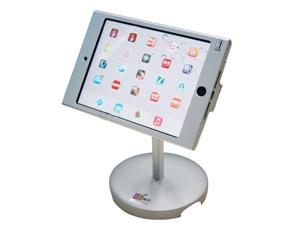 SYSTEM-S abschließbarer Anti- Diebstahl Halterung Messe Präsentations Tisch Display Ständer Haltearm Stand Mount Halter für iPad mini