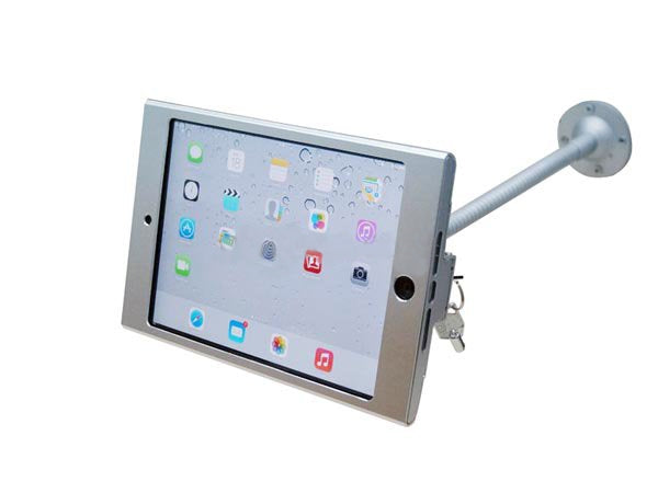 System-S abschließbarer Anti-Diebstahl Schwanenhals Wand Halterung Showroom halter mit Sicherheitsschloss für iPad mini iPad mini 2