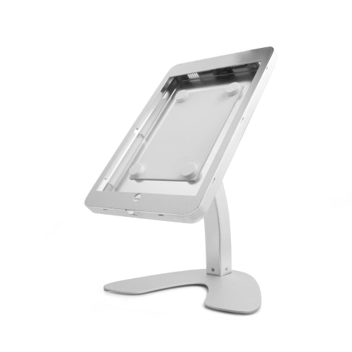 SYSTEM-S Anti-Diebstahl Messe POS Ständer mit gebogenem Haltearm Schreibtischständer für iPad Pro 12.9 Zoll (2015, 2017) A1670 A1671 A1584 A1652