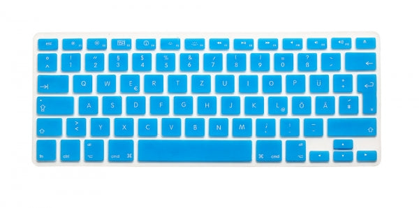 System-S Silikon Tastaturschutz Tastaturabdeckung Türkische Tastatur QWERTY Tastatur Abdeckung Schutz für MacBook Pro 13" 15" 17" iMac MacBook Air 13" in Türkis