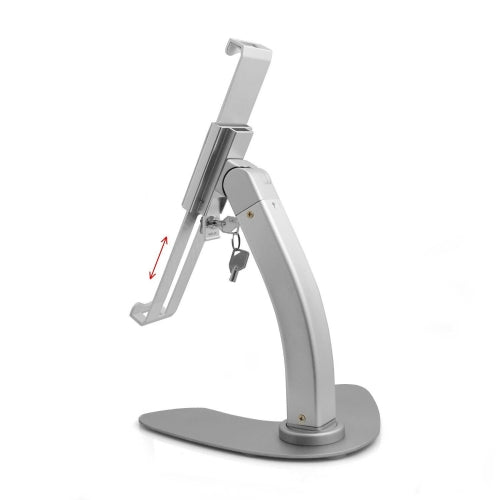 System-S Universal Abschließbarer Aluminium Präsentations Messe Ständer Stand Mount Tisch Halterung für Tablet von 9.7-13 Zoll