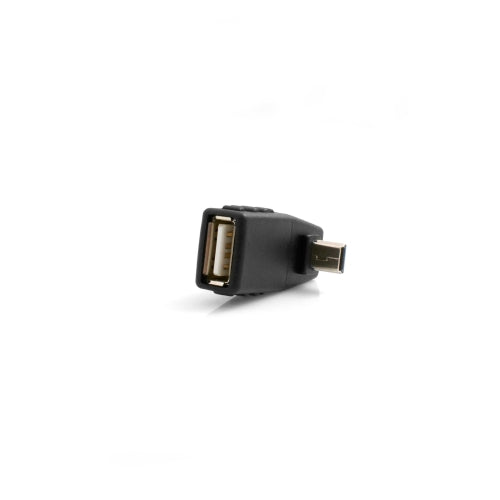 SYSTEM-S USB Typ A Buchse auf Mini USB Stecker 90° Abwärts Winkel gewinkelt Winkelstecker Adapter - DREIKS