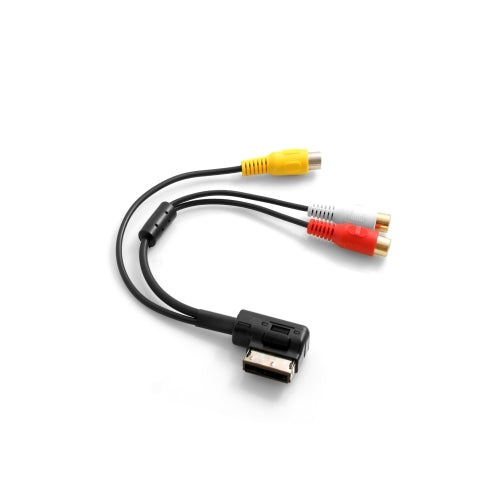 SYSTEM-S Media In AMI MDI zu 3x RCA Audio Video Kabel Buchse DVD video und Audio Eingang kabel Für Audi für VW
