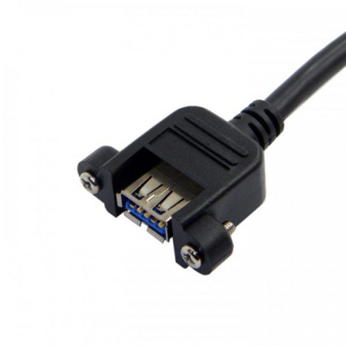 System-S USB Kabel Typ A 3.0 auf 20pin Motherboard Header Kabel Aufwärtskabel für Panel Mount 30cm