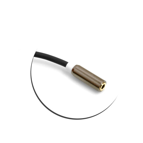 SYSTEM-S 3.5mm jack AUX stereo plug to 3.5mm jack AUX stereo socket 100 cm 3-pin