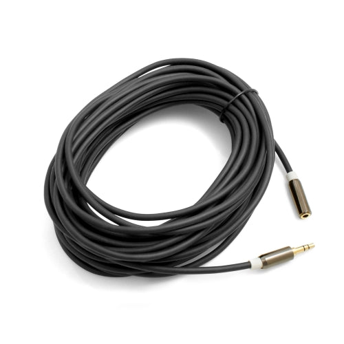 SYSTEM-S 3.5mm jack AUX stereo plug to 3.5mm jack AUX stereo socket 10m 3-pin
