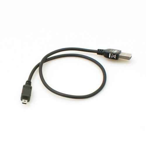 SYSTEM-S Mini USB Kabel Stecker auf USB A 2.0. Stecker 50 cm - DREIKS