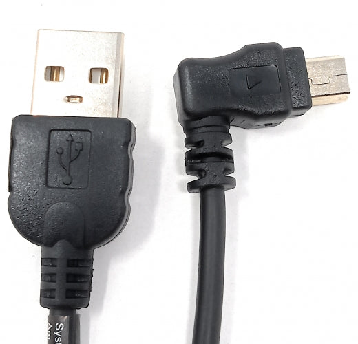 SYSTEM-S Mini USB right angled to USB Type A cable 100cm