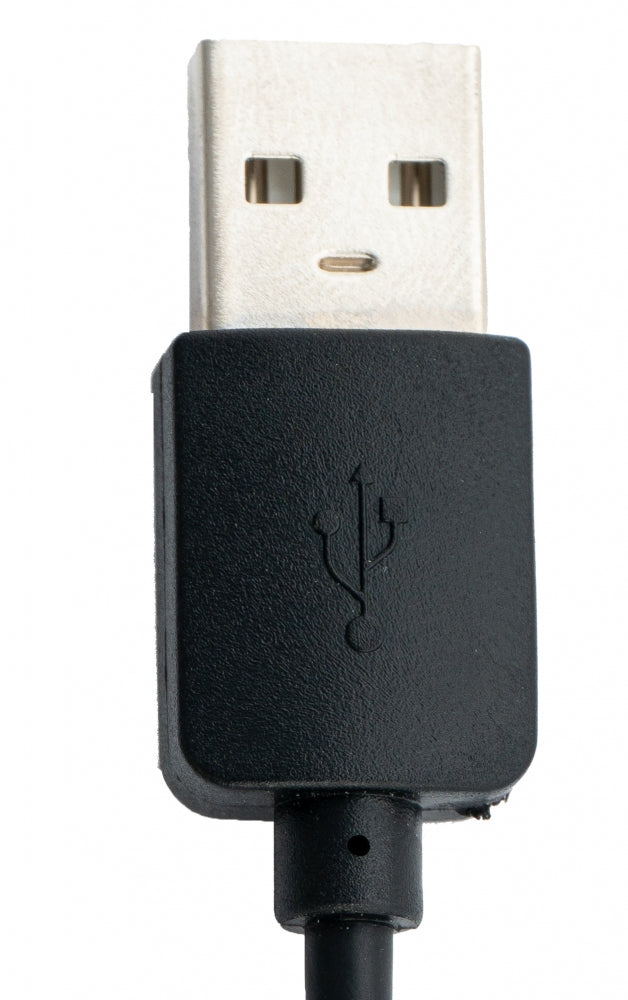 SYSTEM-S Mikrofon USB 2.0 Anschluss mit 360° Aufnahmebereich in Schwarz für PC