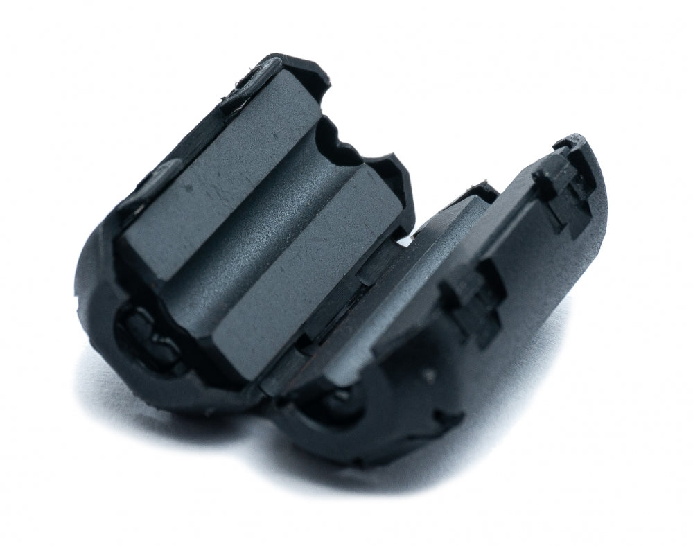 SYSTEM-S 5x Ferritkern 7 mm Ø geteilt Klappferrit Ringkern Mantelwellenfilter für Kabel