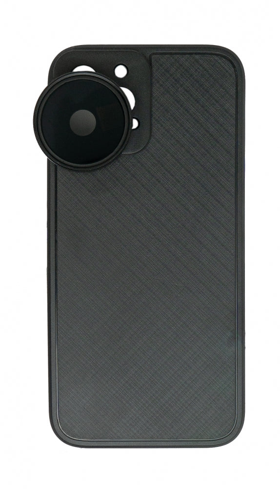SYSTEM-S CPL Filter 37mm Circular Polarizer Linse Schwarz mit Hülle für iPhone 12 Pro Max