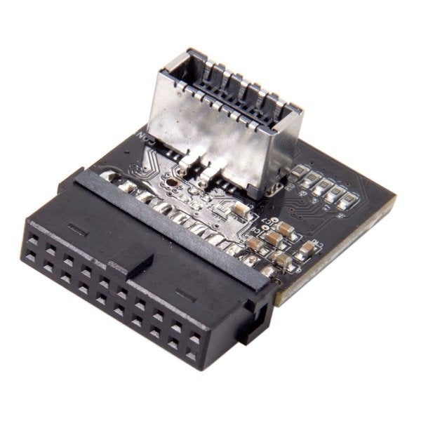 USB 3.1 adapter front panel header female to 20-pin male angle for mainboard
