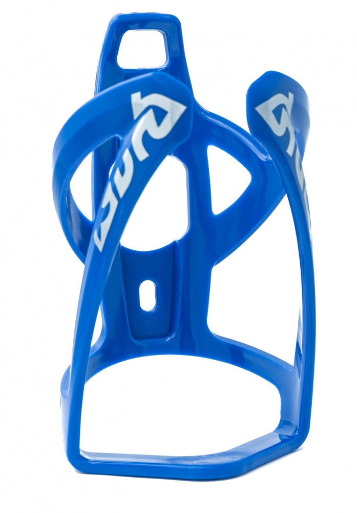 Bicycle bottle holder mount in blue