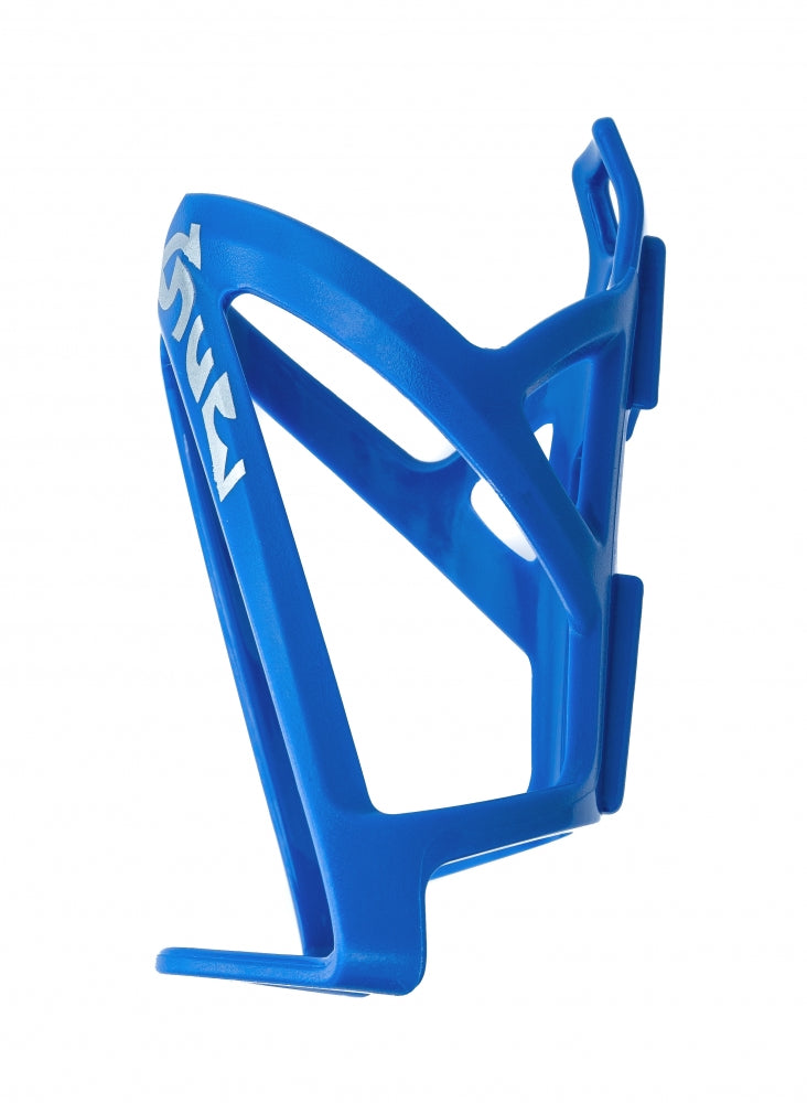 Bicycle bottle holder mount in blue