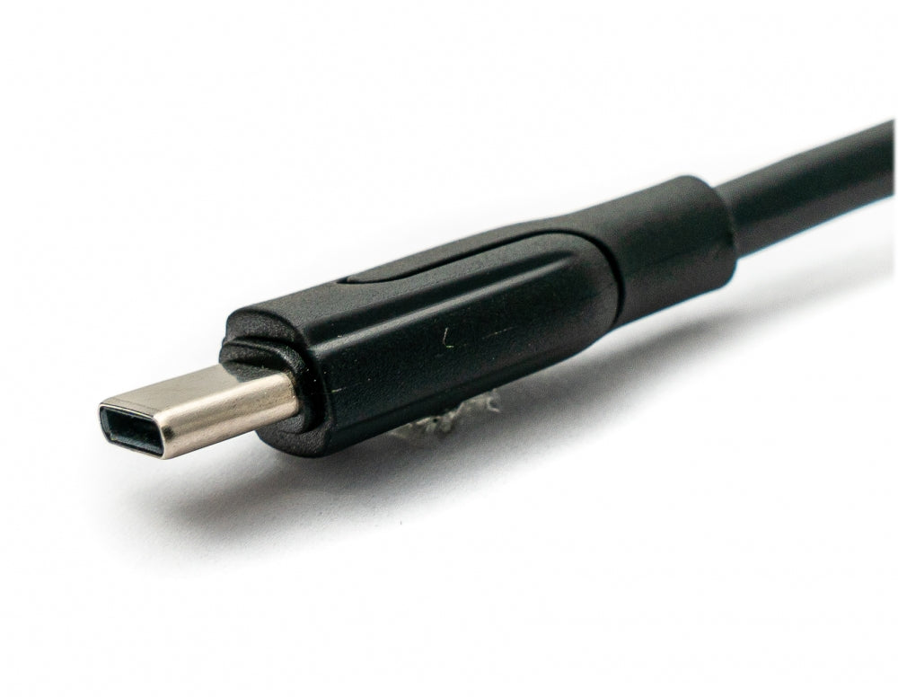 SYSTEM-S USB 3.1 Kabel 1 m Typ C Stecker zu 3.0 Typ A Stecker in Schwarz