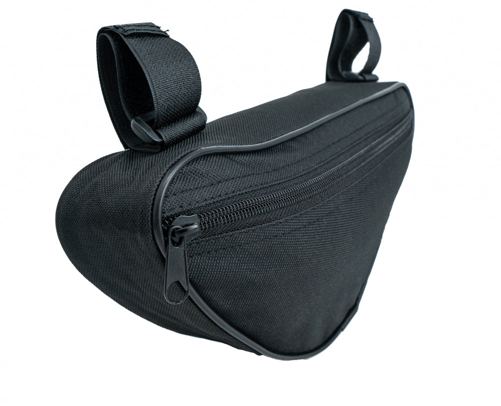 SYSTEM-S Fahrrad Tasche wasserfest Dreiecktasche Rahmentasche Triangeltasche Schwarz