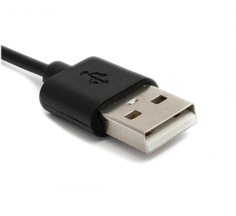 SYSTEM-S USB 2.0 Kabel 100 cm Ladestation für Vivo Watch Smartwatch 42 mm in Schwarz