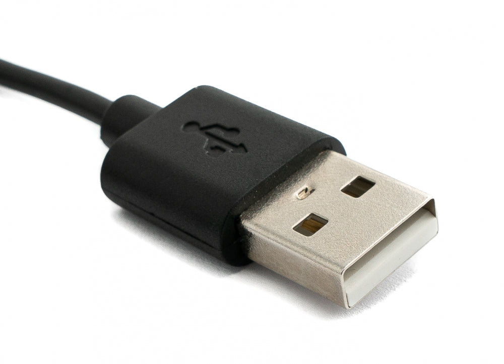 SYSTEM-S USB 2.0 Kabel 100 cm Ladekabel für Amazfit T-Rex Pro Smartwatch in Schwarz