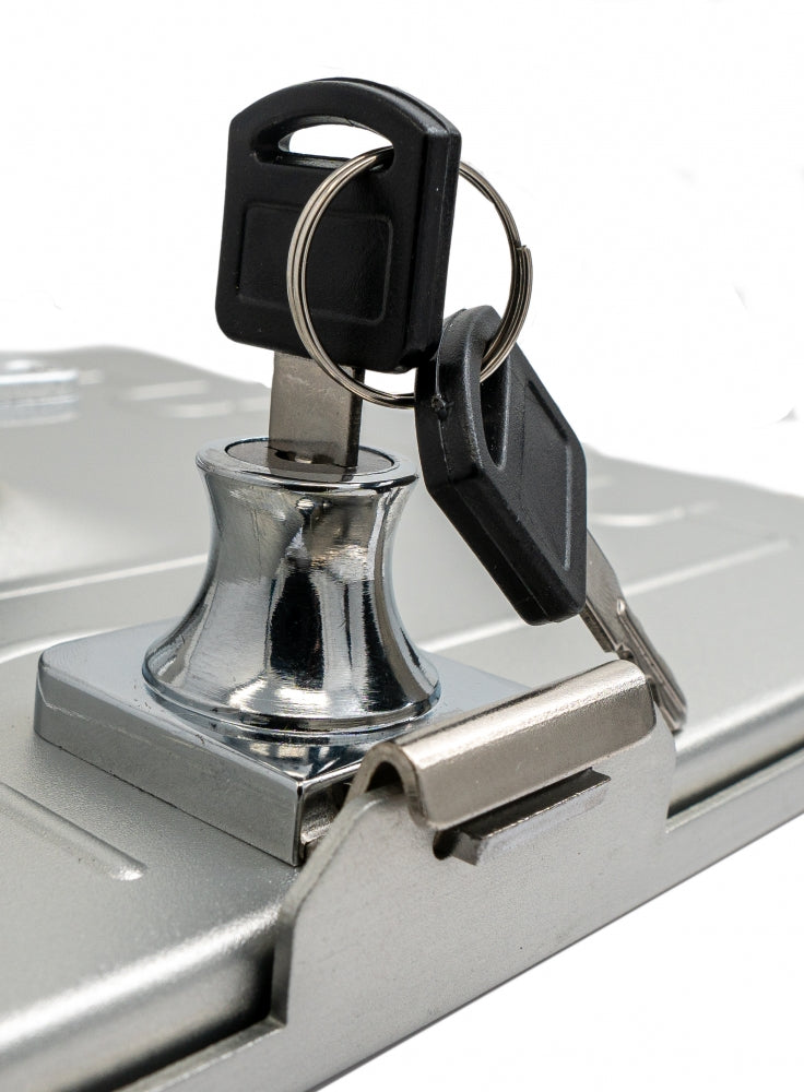 SYSTEM-S Tischständer Halterung abschließbar für iPad Pro 12.9" (2018, 2020, 2021) A2378, A2461, A2379, A2462, A2229, A2069, A2232, A223, A1876, A1895, A1983, A2014