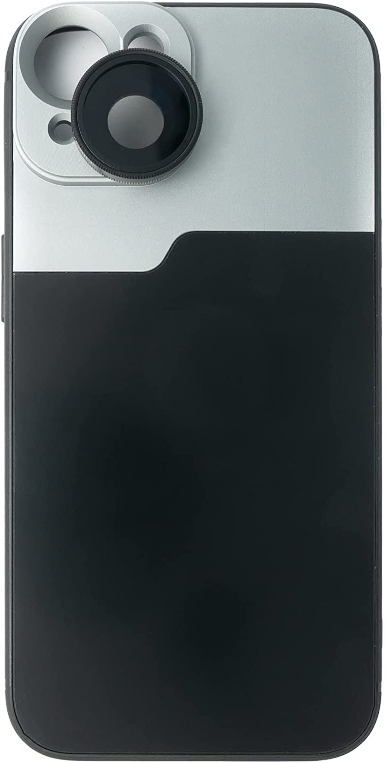 SYSTEM-S CPL Filter Circular Polarizer Lens with Case in Black for iPhone 14