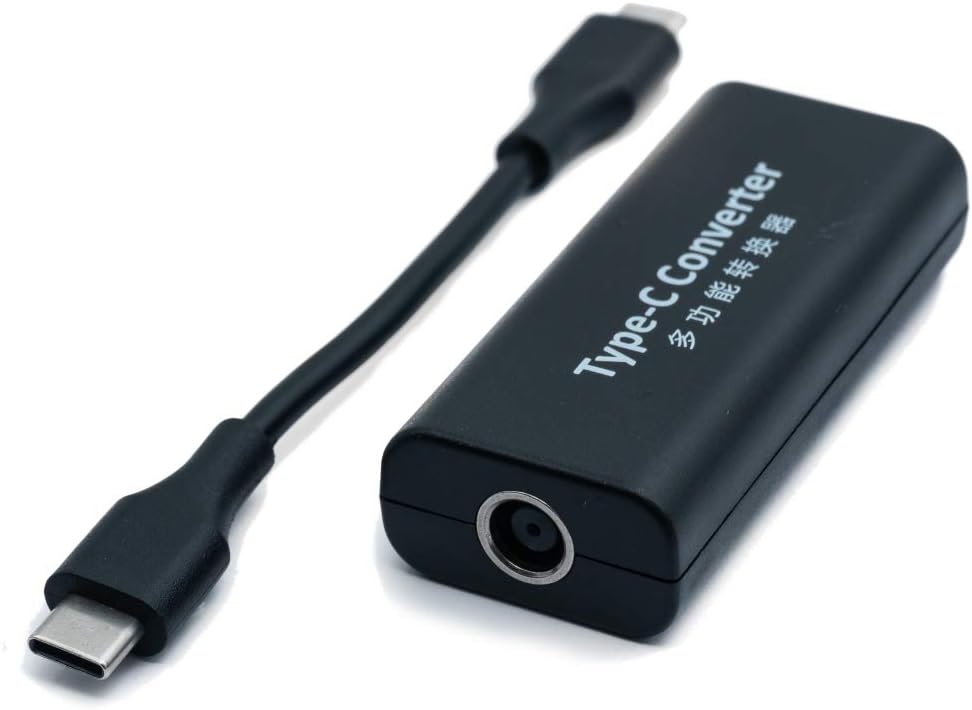 SYSTEM-S USB 3.1 Adapter Typ C Buchse zu DC 20 V 7,4 x 5,0 mm Buchse Kabel Ladekabel