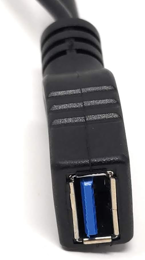 System-S Y Kabel USB Typ A 3.0 Buchse zu 1 x USB Typ A 3.0 und 1x USB A Typ 2.0