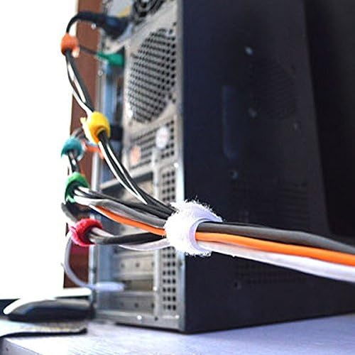 System-S Kabelbinder mit Klettverschluss Klett Kabelbinder Klettbänder Kabelbefestigung 6er Set