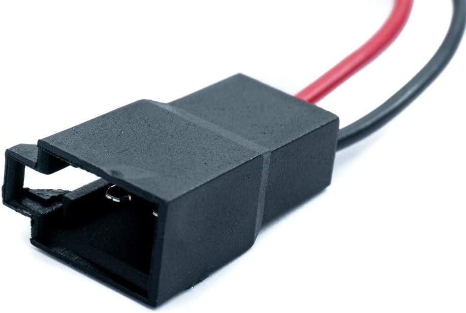 SYSTEM-S 2x Auto KFZ Lautsprecher Kabel Adapter 18cm