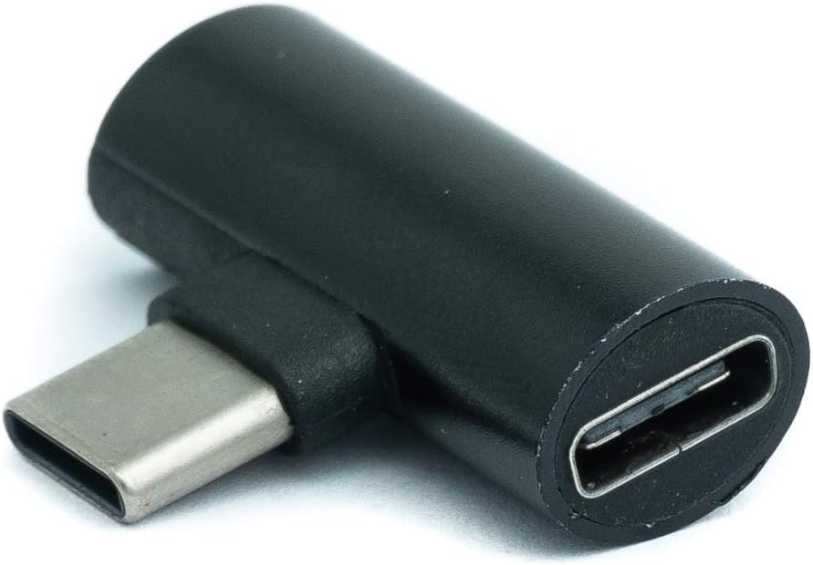 SYSTEM-S USB 3.1 Y Adapter Typ C Stecker zu 2x Typ C Buchse - Audio + Laden zeitgleich