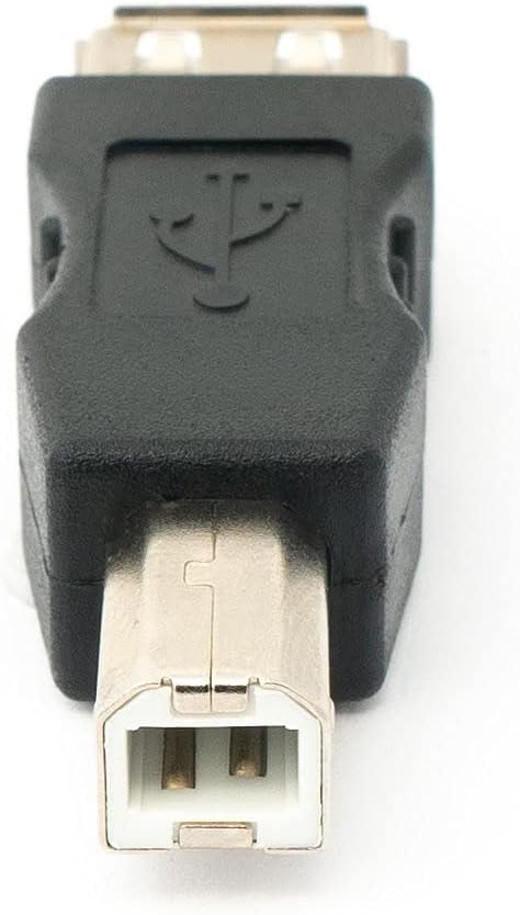 SYSTEM-S USB Typ A Buchse auf USB Typ B Stecker Adapterkabel Adapterstecker Adapter