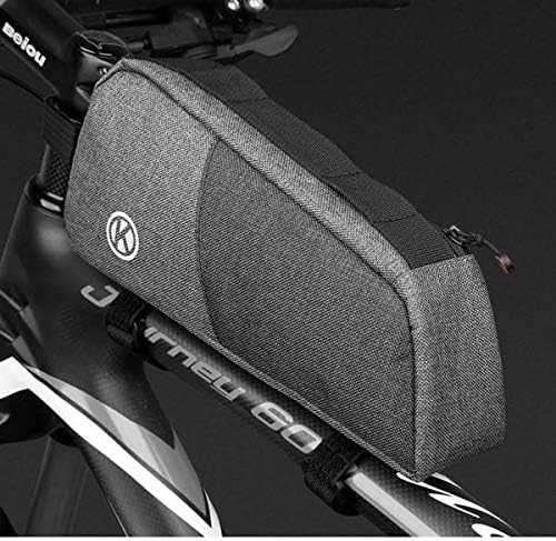 SYSTEM-S bicycle bag attachment in black grey waterproof for lamp bicycle pump