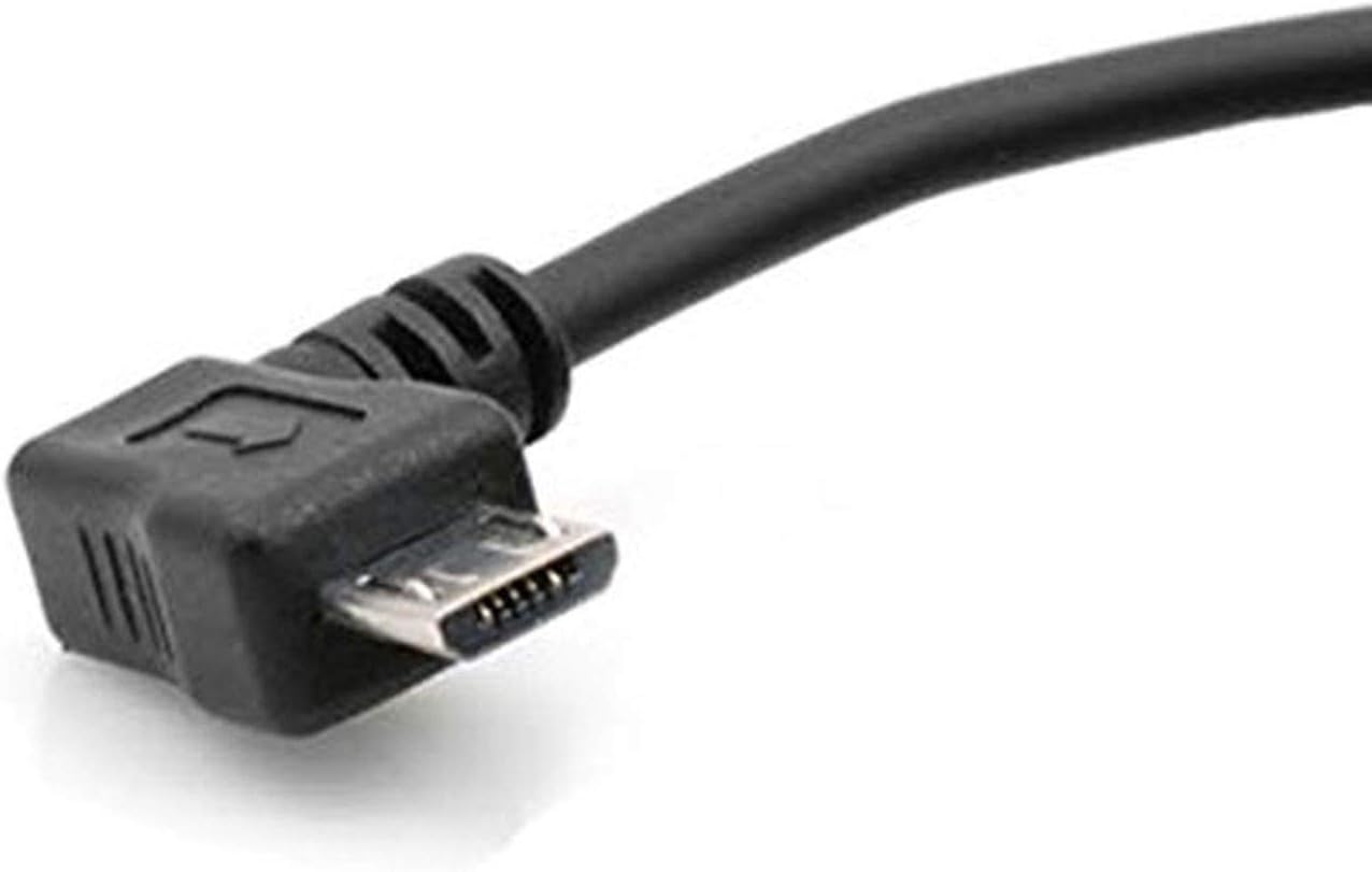 System-S 90° gewinkelt Micro USB Kabel Datenkabel Ladekabel 90 grad Winkelstecker 10 cm - DREIKS