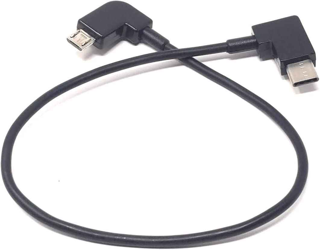Micro USB auf 3.1 Typ C gewinkelt Kabel 30cm für Bosch Intuvia eBike - DREIKS