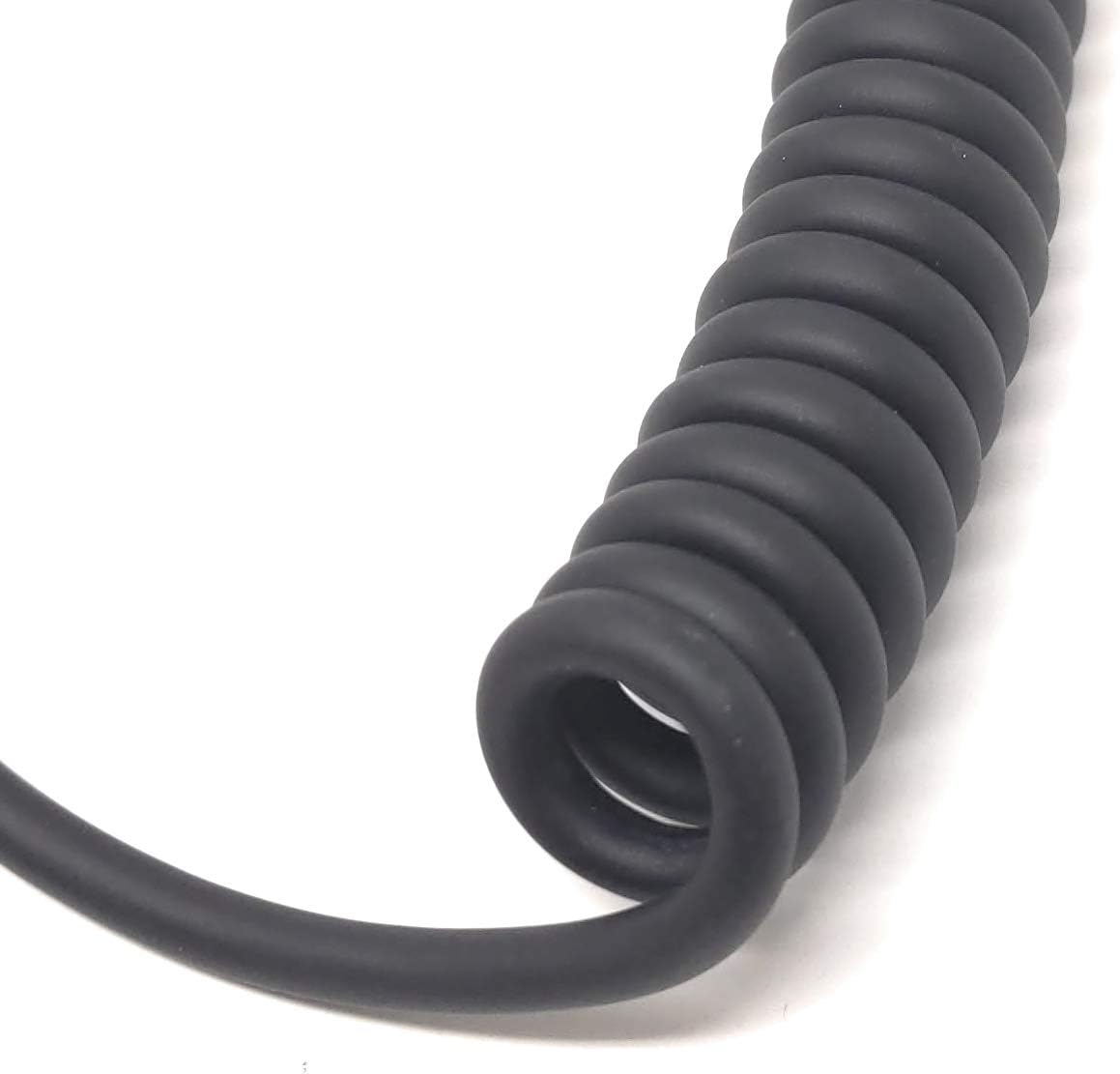 System-S USB C 3.1 zu USB A Gewinkelt Spiral Kabel 50 - 100 cm