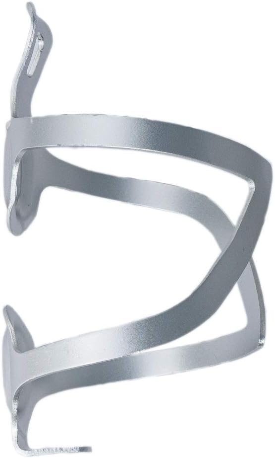 SYSTEM-S Fahrrad Flaschenhalter Halterung Befestigung aus Metall in Grau