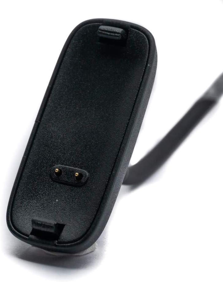 SYSTEM-S USB 2.0 Kabel in Schwarz Ladestation Ladekabel für Fitbit inspire2 Smartwatch