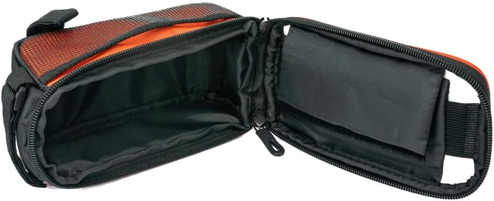 SYSTEM-S Bicycle Bag Holder in Orange Mount for Smartphone