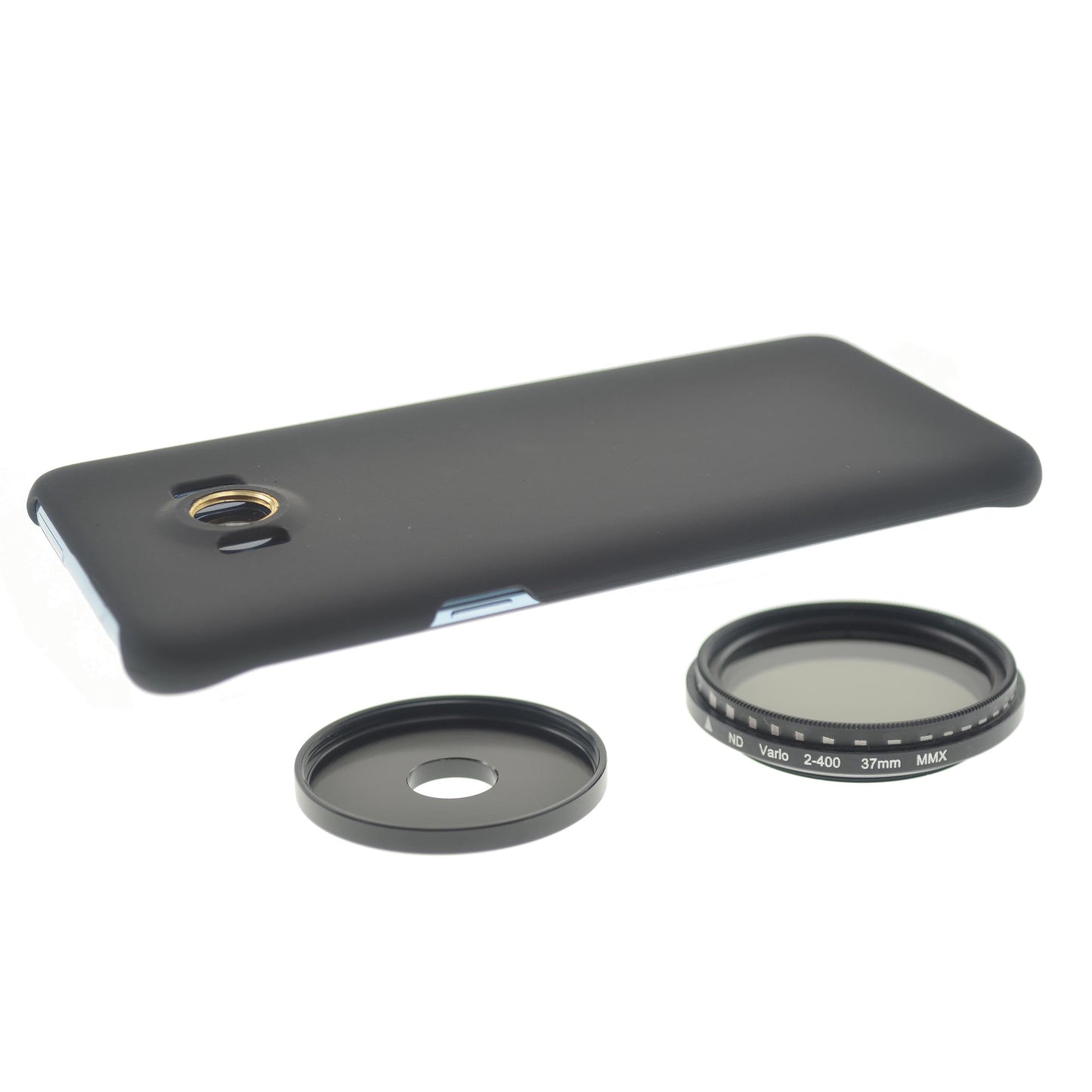 SYSTEM-S ND Filter 37 mm Neutral Density Filter Gray Filter Adjustable Case for Galaxy S8+