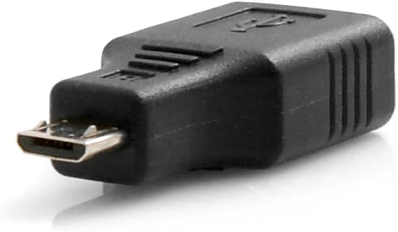 SYSTEM-S OTG Adapter USB A Eingang zu Micro USB Stecker Adapter Stecker On-The-Go Host Kabel