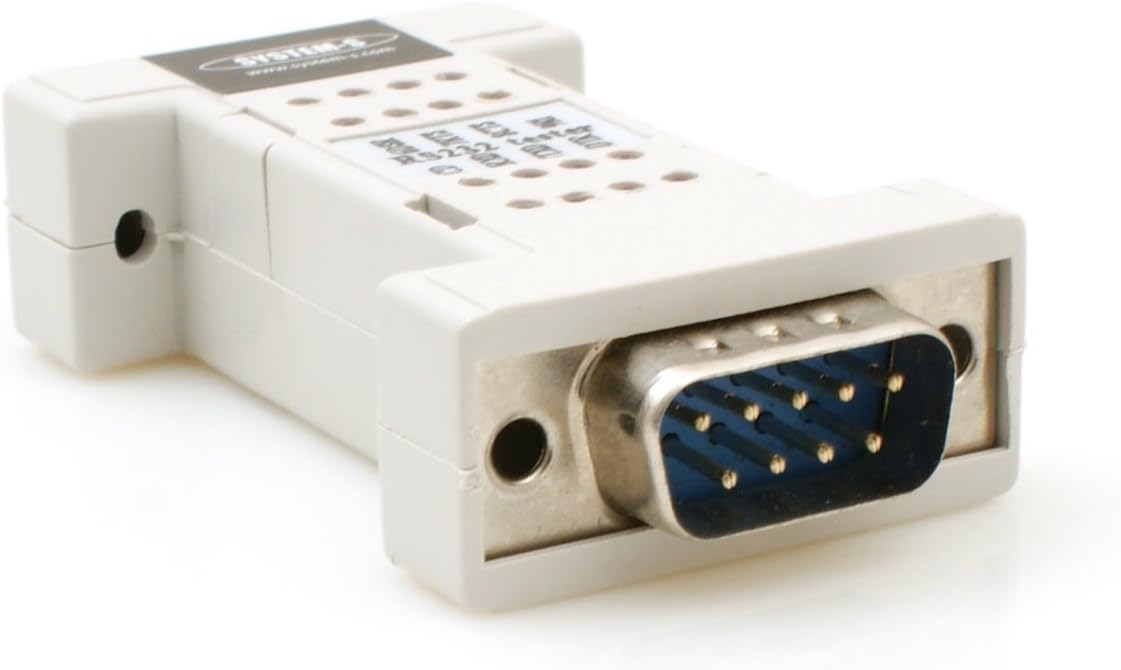 System-S RS232 to RS232 Tester Diagnosewerkzeug (ca. 1,8 x 3,4 x 6,4 cm) mit LED Leuchten Anzeige