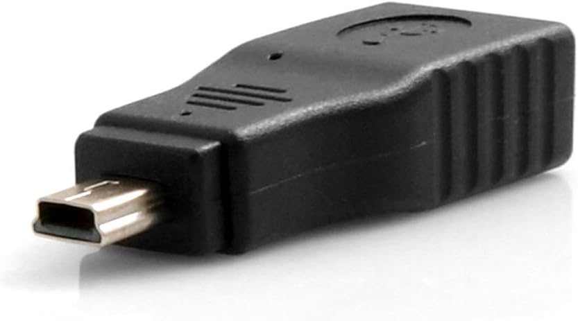 SYSTEM-S OTG Adapter USB A Buchse zu Mini USB Stecker Adapter On-The-Go Host Kabel