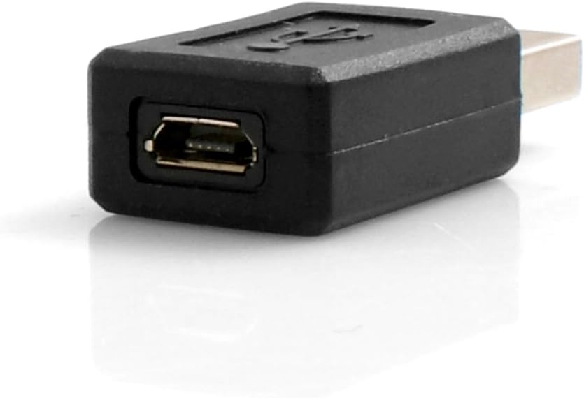 SYSTEM-S OTG Adapter USB A Stecker zu Micro USB Buchse Adapter Stecker On-The-Go Host Kabel