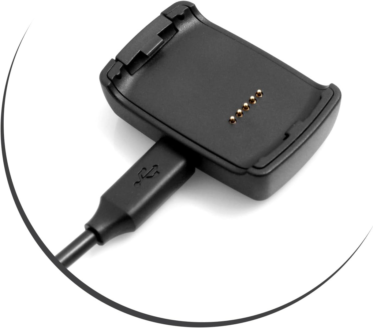 SYSTEM-S USB Dockingstation Ladegerät Ladestation Cradle Dock für Asus Vivowatch